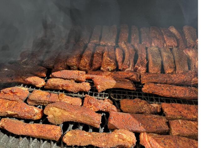 Ribs coming up on the grill